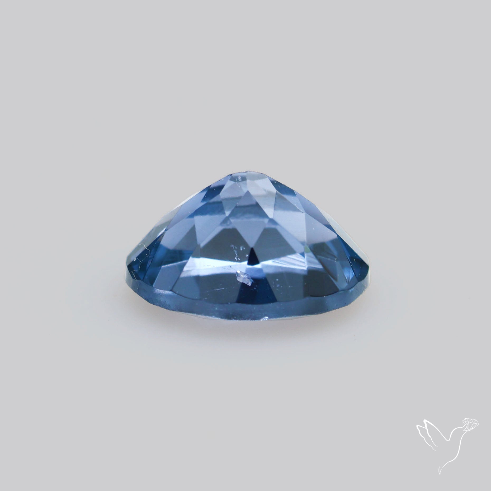 Blue Spinel Faceted