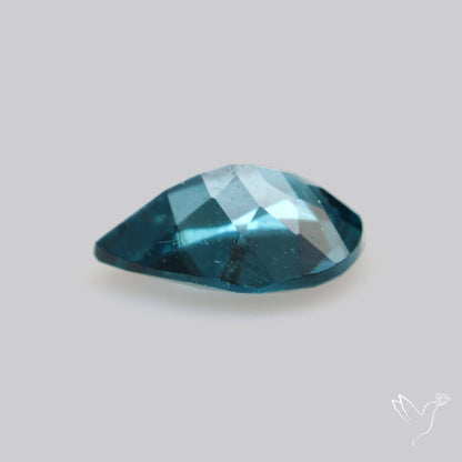 Teal Blue Greyish Spinel Faceted