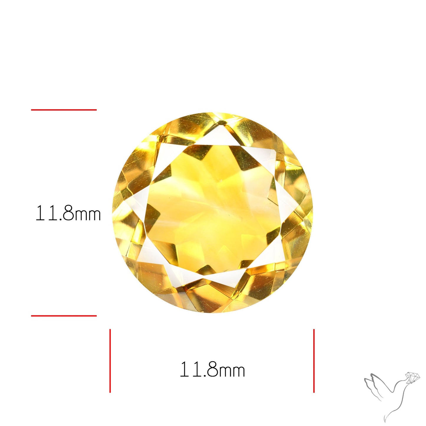 Faceted Clear Citrine