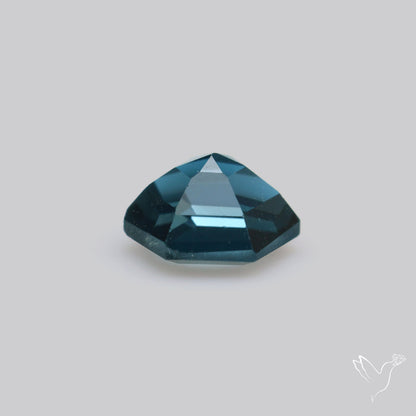 Faceted London Blue Topaz Hexagon