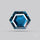 Faceted London Blue Topaz Hexagon