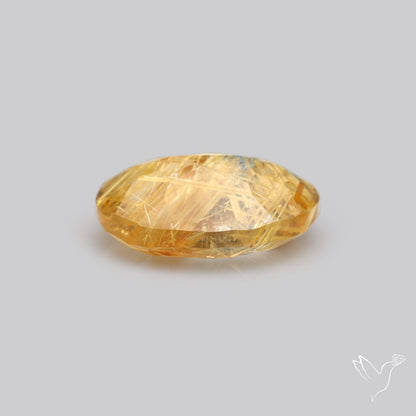 Faceted Golden Rutilated Quartz