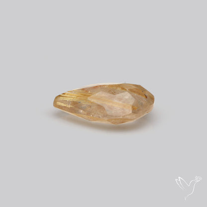 Faceted Golden Rutilated Quartz