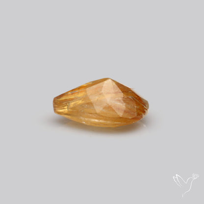 Faceted Golden Rutilated Quartz