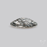 Faceted Sri Lankan Black Rutilated Quartz