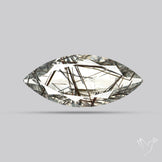 Faceted Sri Lankan Black Rutilated Quartz