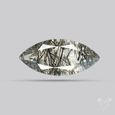 Faceted Sri Lankan Black Rutilated Quartz