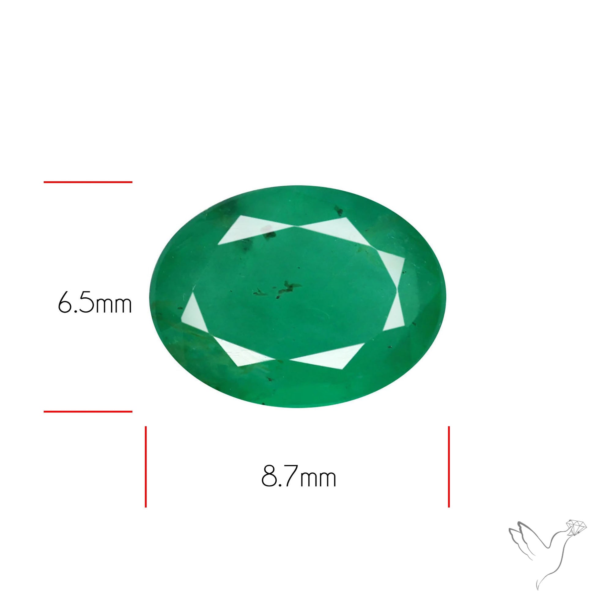 Zambian Emerald Faceted