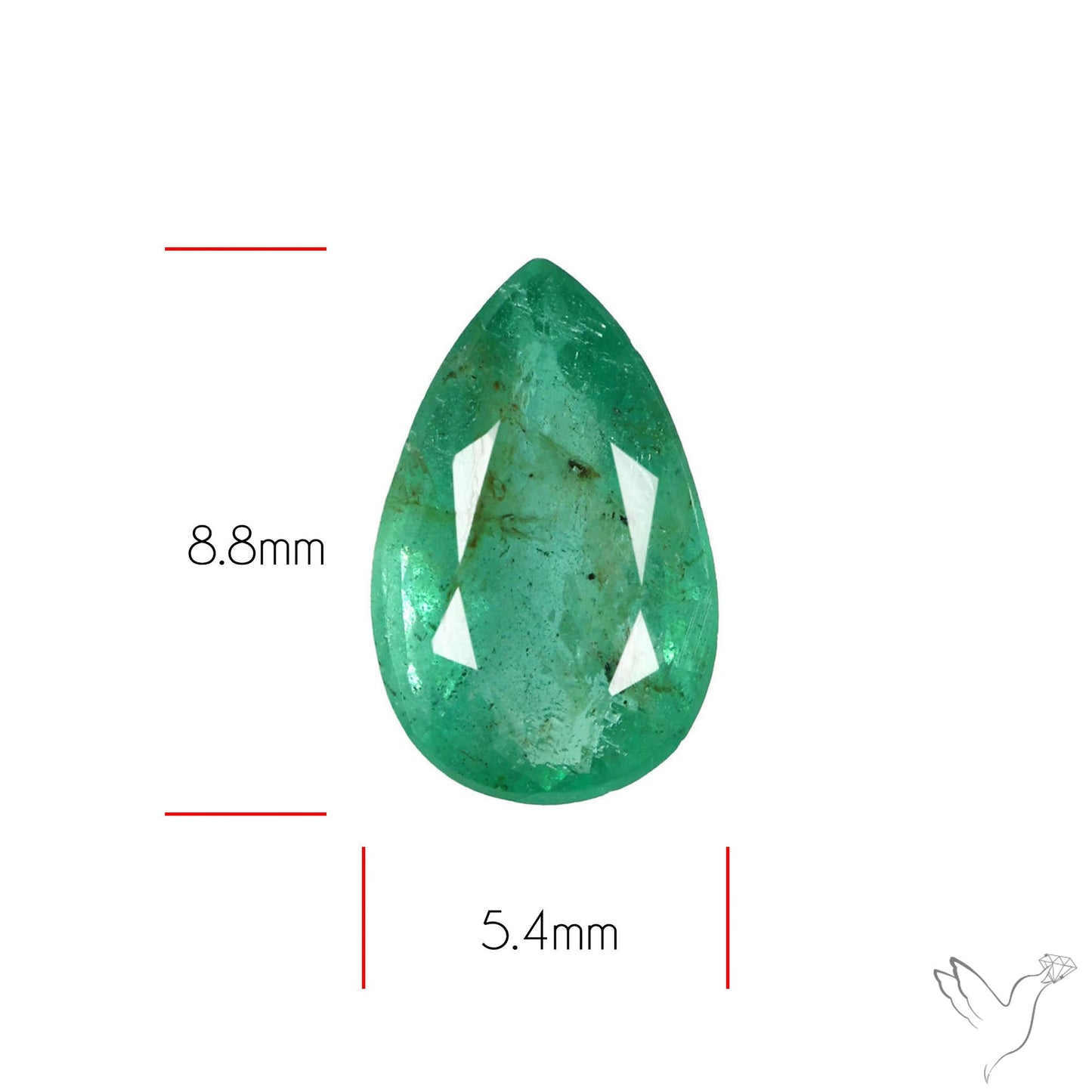 Zambian Emerald Faceted