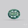 Faceted Australian Blue-Green Sapphire Natural Unheated