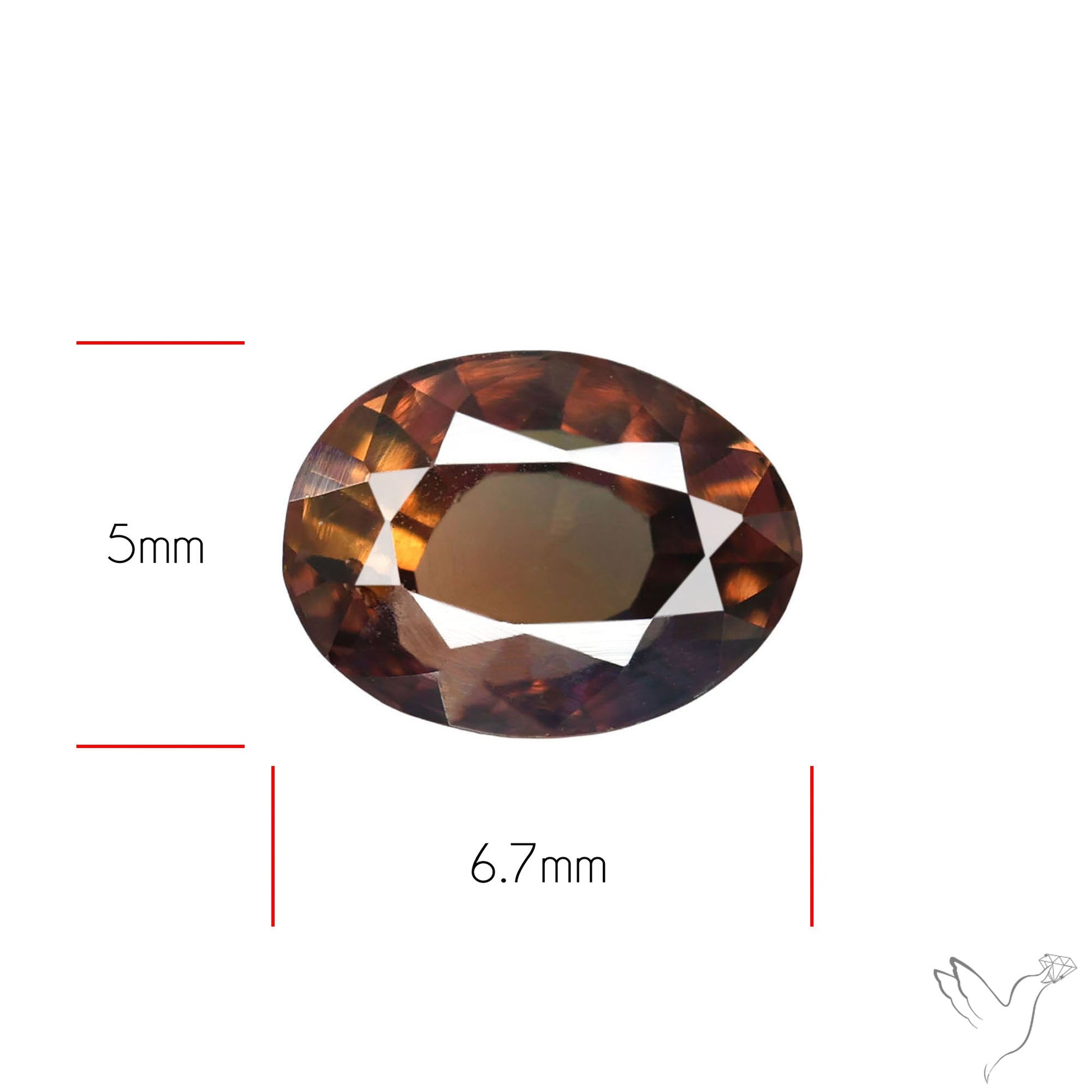 Faceted Australian Sapphire Natural Unheated