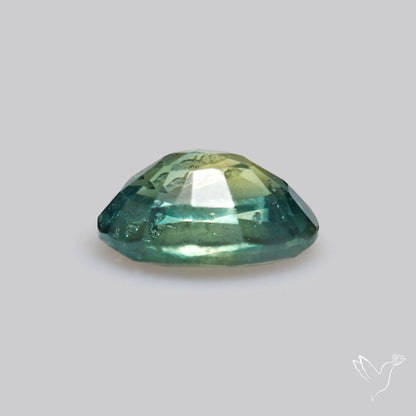 Faceted Australian Blue-Green Sapphire Natural Unheated