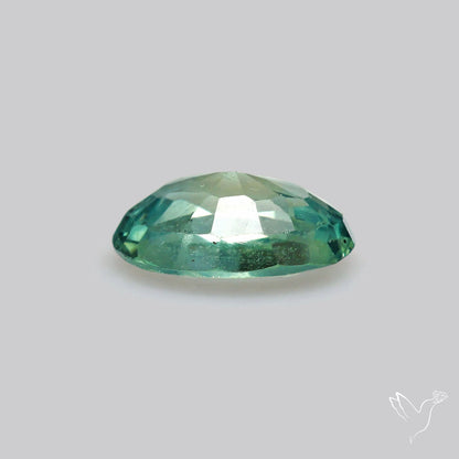 Faceted Australian Blue-Green Sapphire Natural Unheated