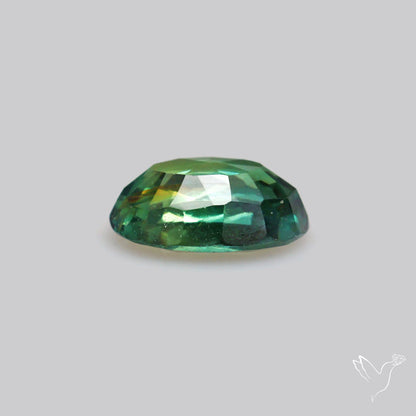 Faceted Australian Blue-Green Sapphire Natural Unheated