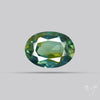 Faceted Australian Blue-Green Sapphire Natural Unheated