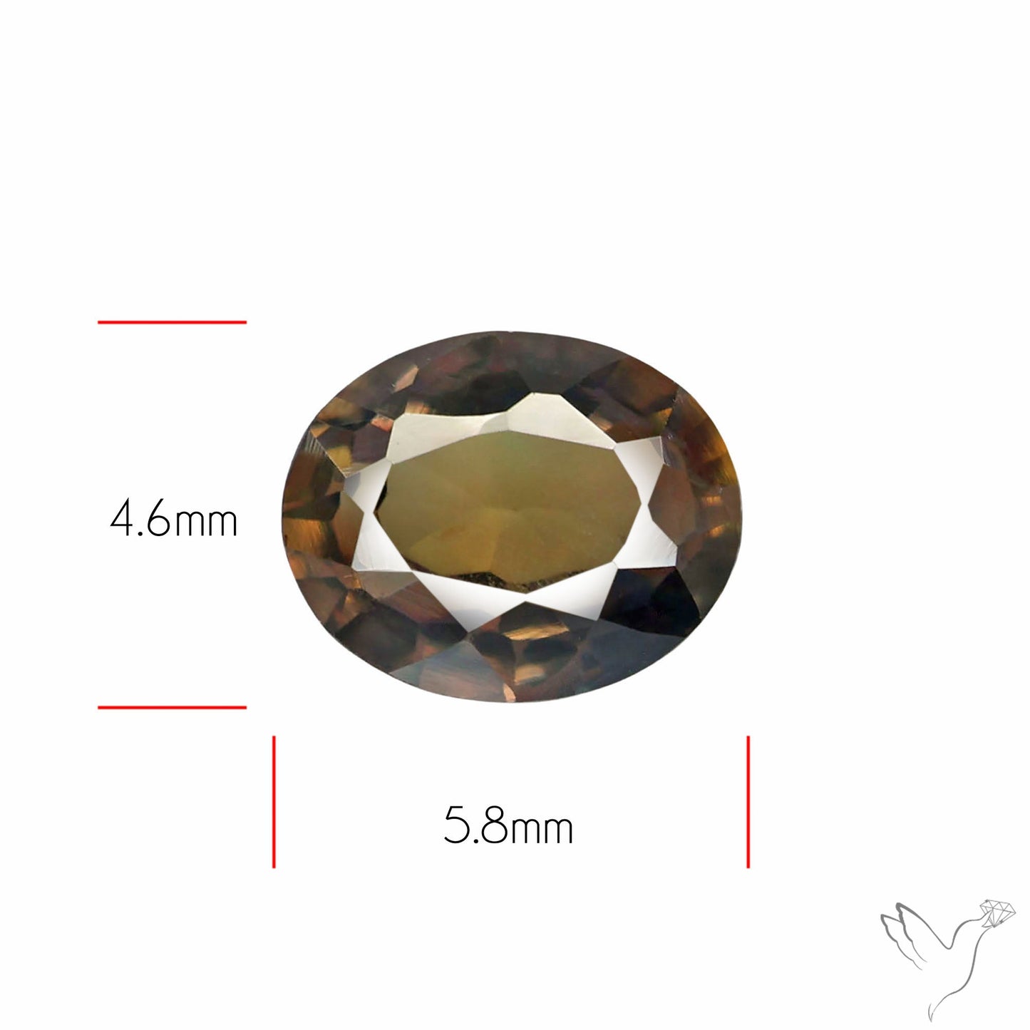 Faceted Australian Sapphire Natural Unheated
