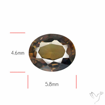 Faceted Australian Sapphire Natural Unheated