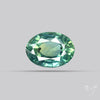 Faceted Australian Blue-Green Sapphire Natural Unheated