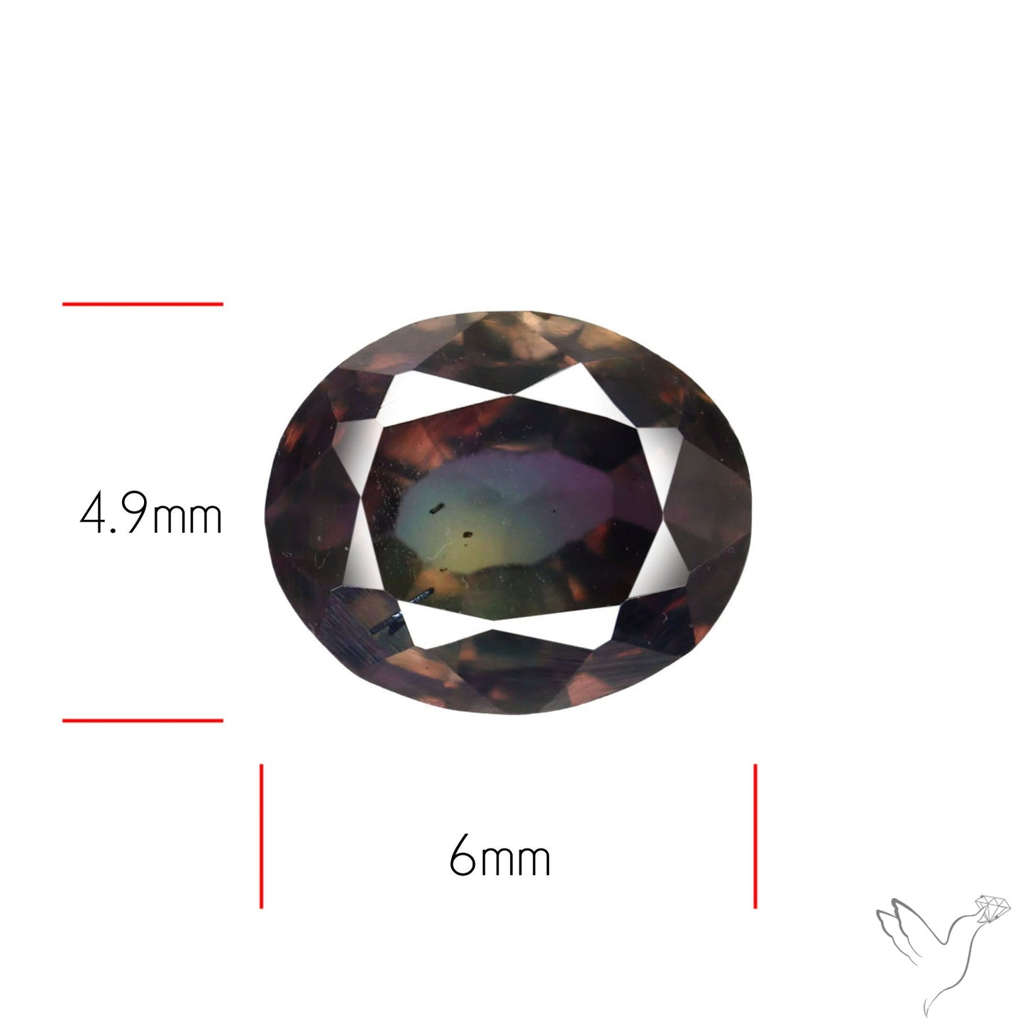 Faceted Australian Sapphire Natural Unheated