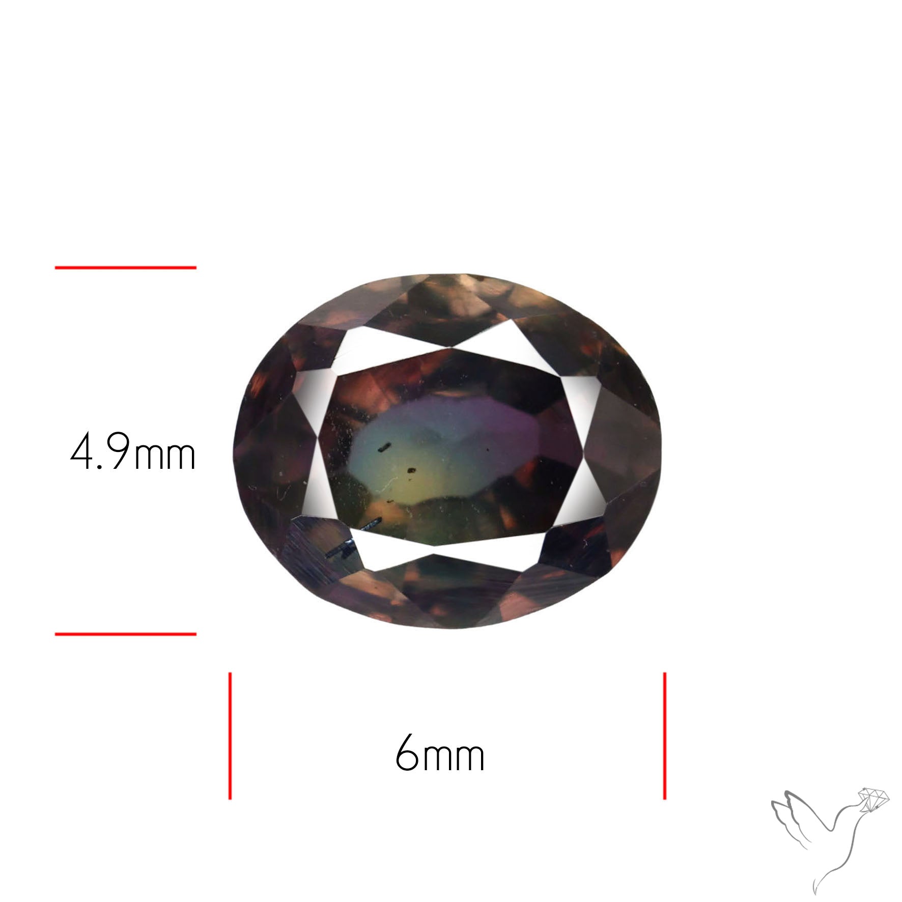 Faceted Australian Sapphire Natural Unheated