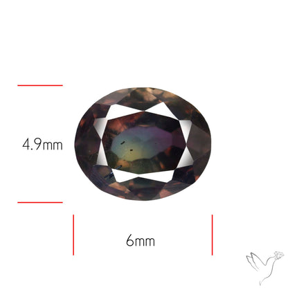 Faceted Australian Sapphire Natural Unheated