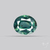Faceted Australian Blue-Green Sapphire Natural Unheated