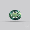 Faceted Australian Blue-Green Sapphire Natural Unheated