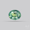 Faceted Australian Blue-Green Sapphire Natural Unheated