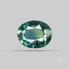 Faceted Australian Blue-Green Sapphire Natural Unheated