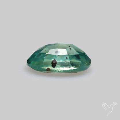 Faceted Australian Blue-Green Sapphire Natural Unheated