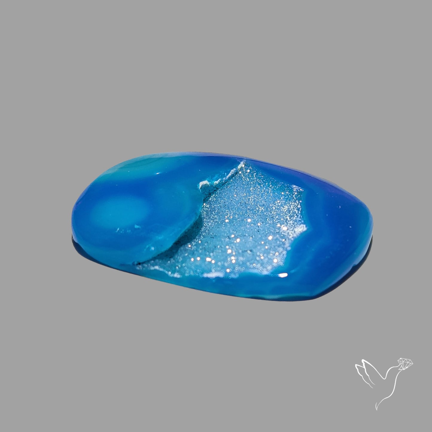 Paraiba Blue Chalcedony Druzy