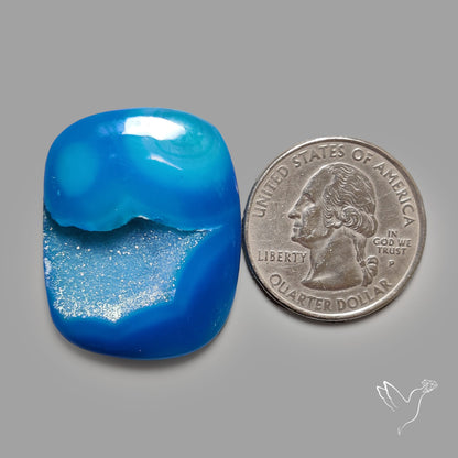 Paraiba Blue Chalcedony Druzy