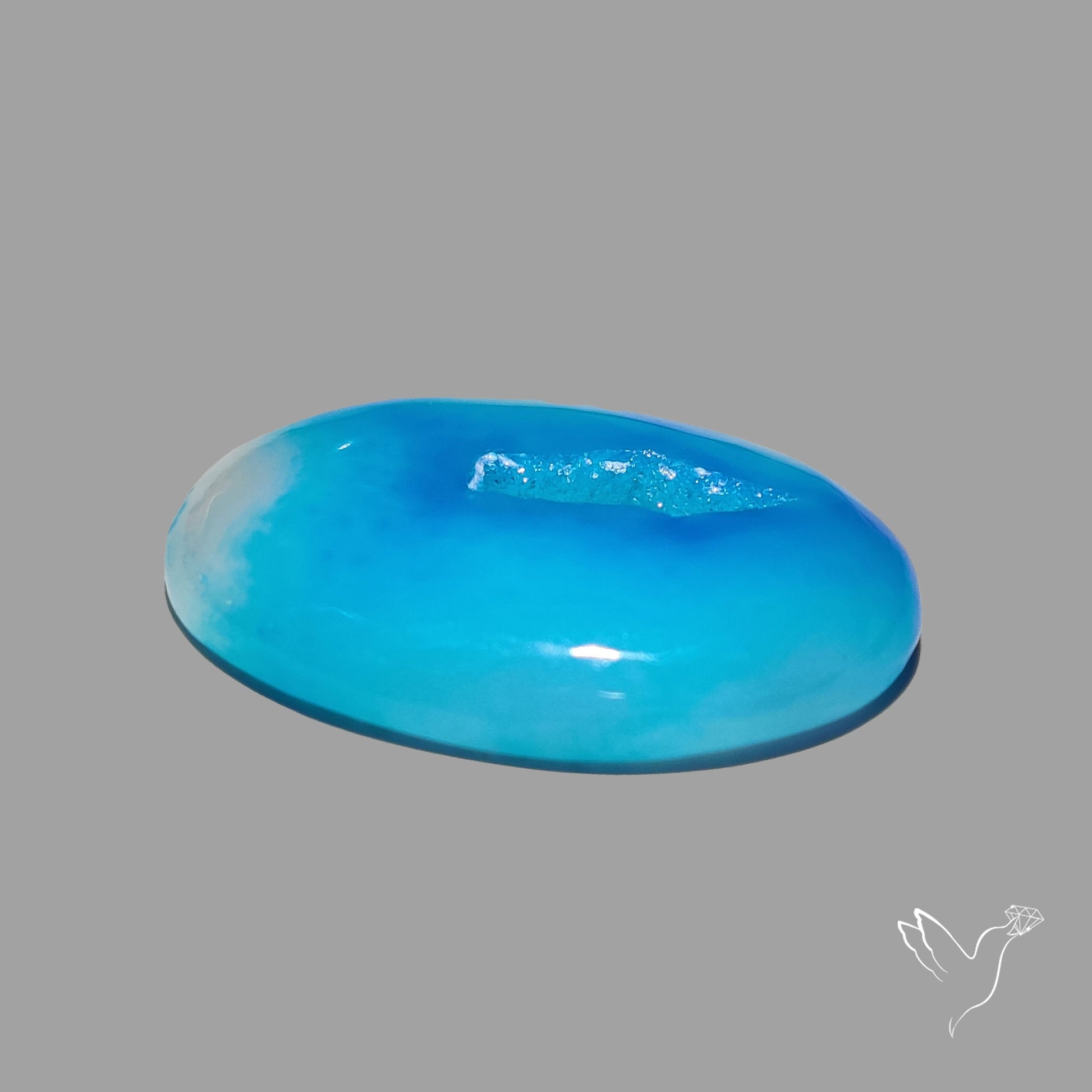 Paraiba Blue Chalcedony Druzy