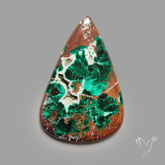 Australian Chrysocolla With Druzy Pocket