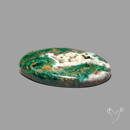 Australian Chrysocolla With Druzy Pocket