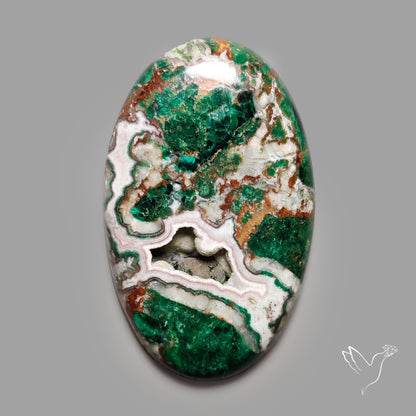 Australian Chrysocolla With Druzy Pocket