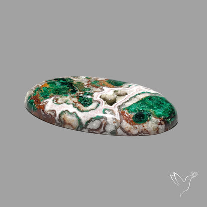 Australian Chrysocolla With Druzy Pocket