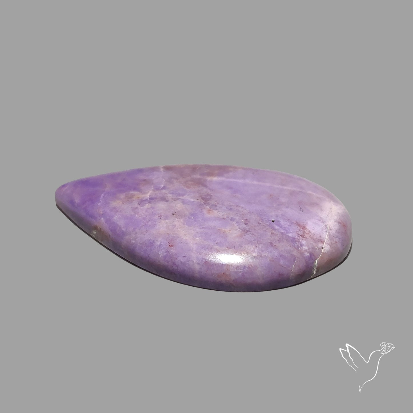 Purple Lavender Jade Cabochon