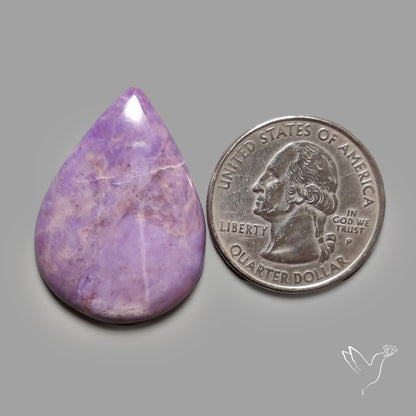 Purple Lavender Jade Cabochon