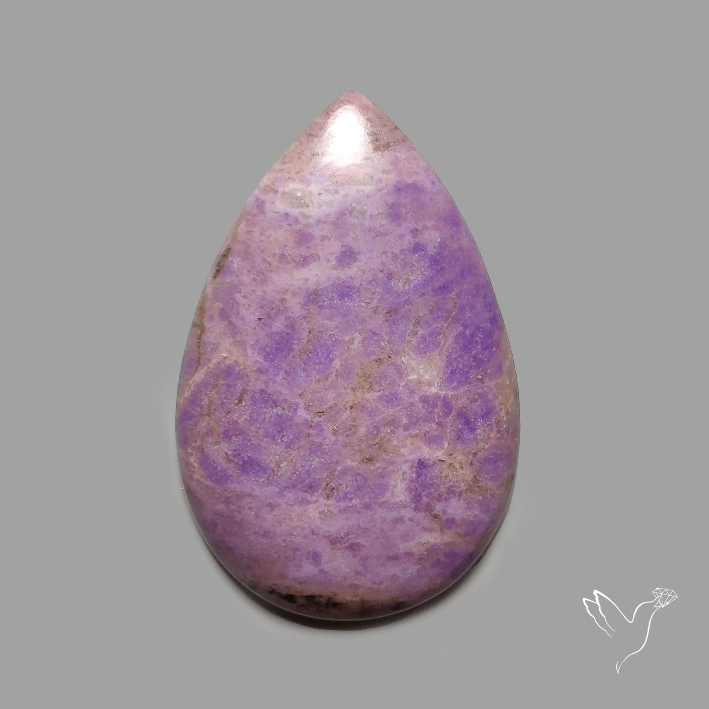 Purple Lavender Jade Cabochon