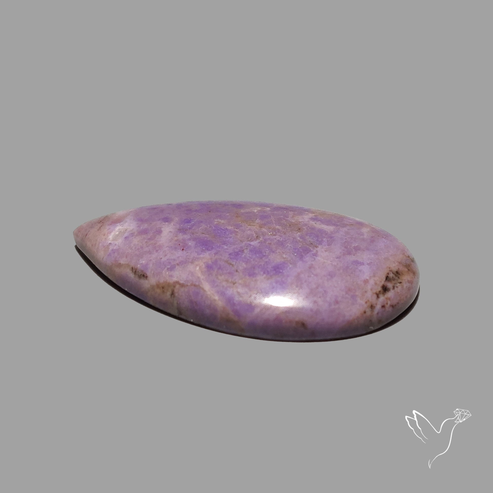 Purple Lavender Jade Cabochon