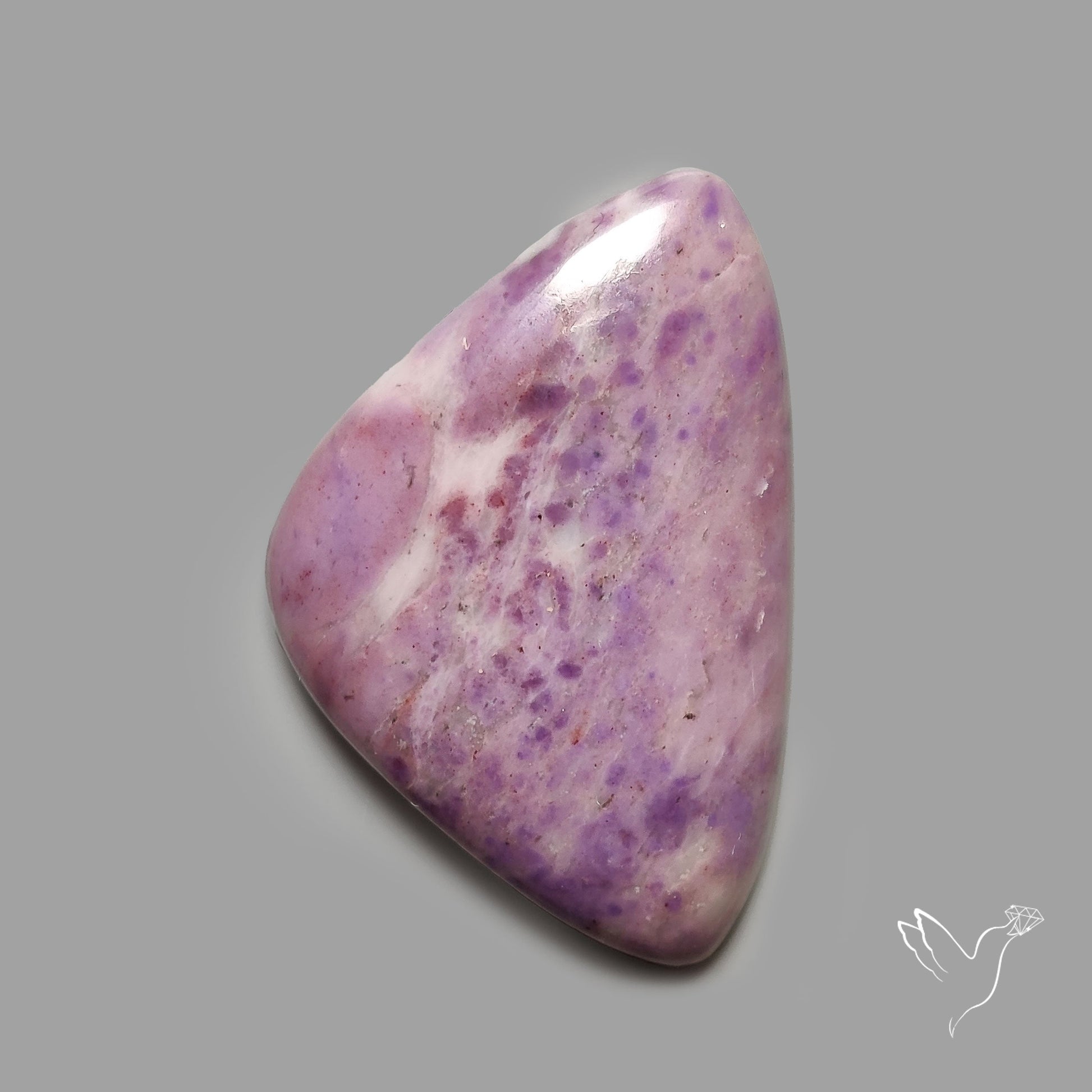 Purple Lavender Jade Cabochon