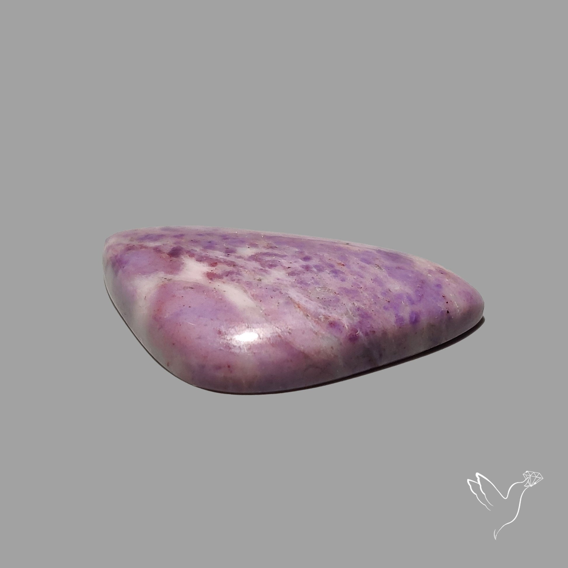 Purple Lavender Jade Cabochon