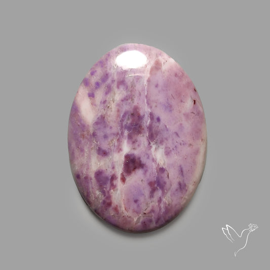 Purple Lavender Jade Cabochon