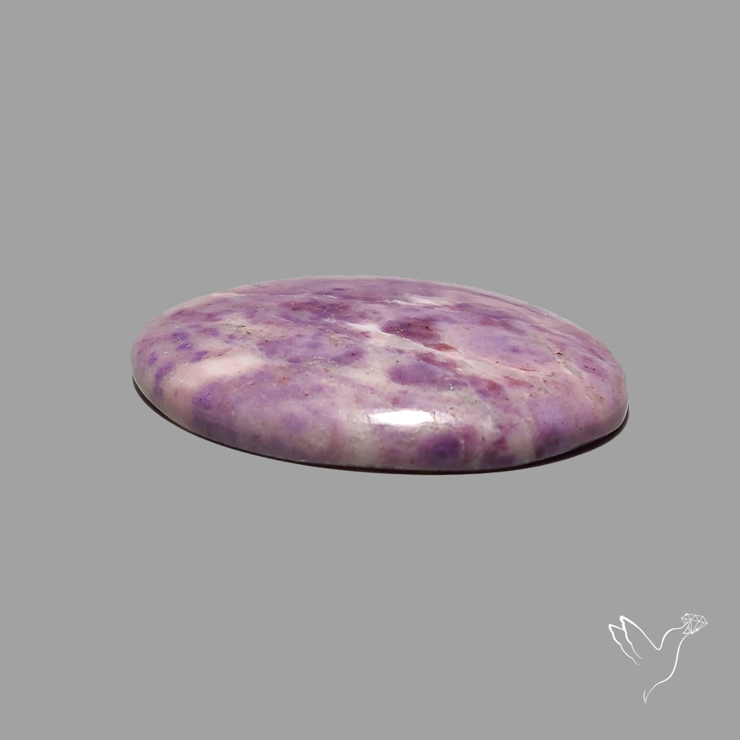 Purple Lavender Jade Cabochon