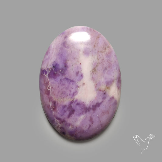 Purple Lavender Jade Cabochon