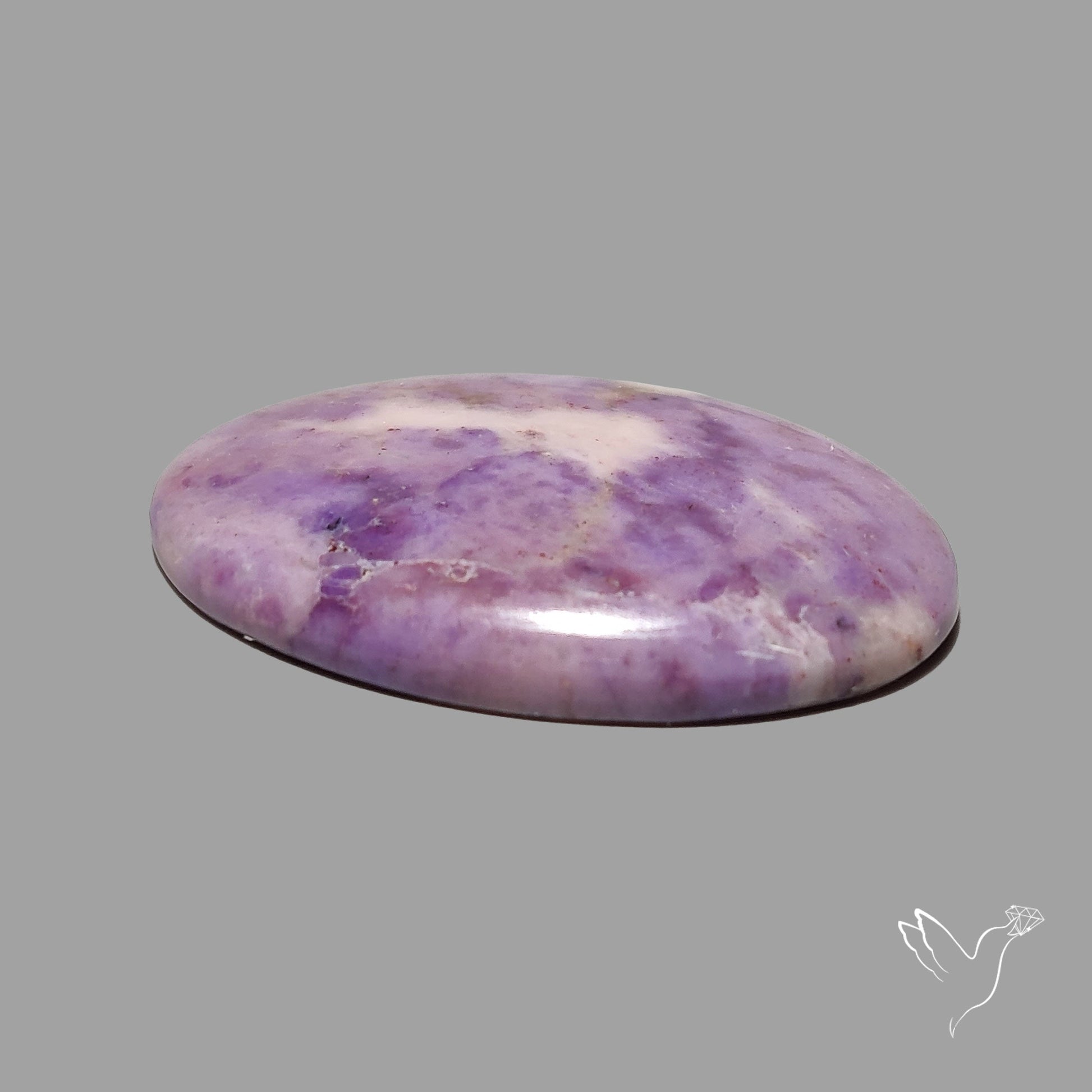 Purple Lavender Jade Cabochon