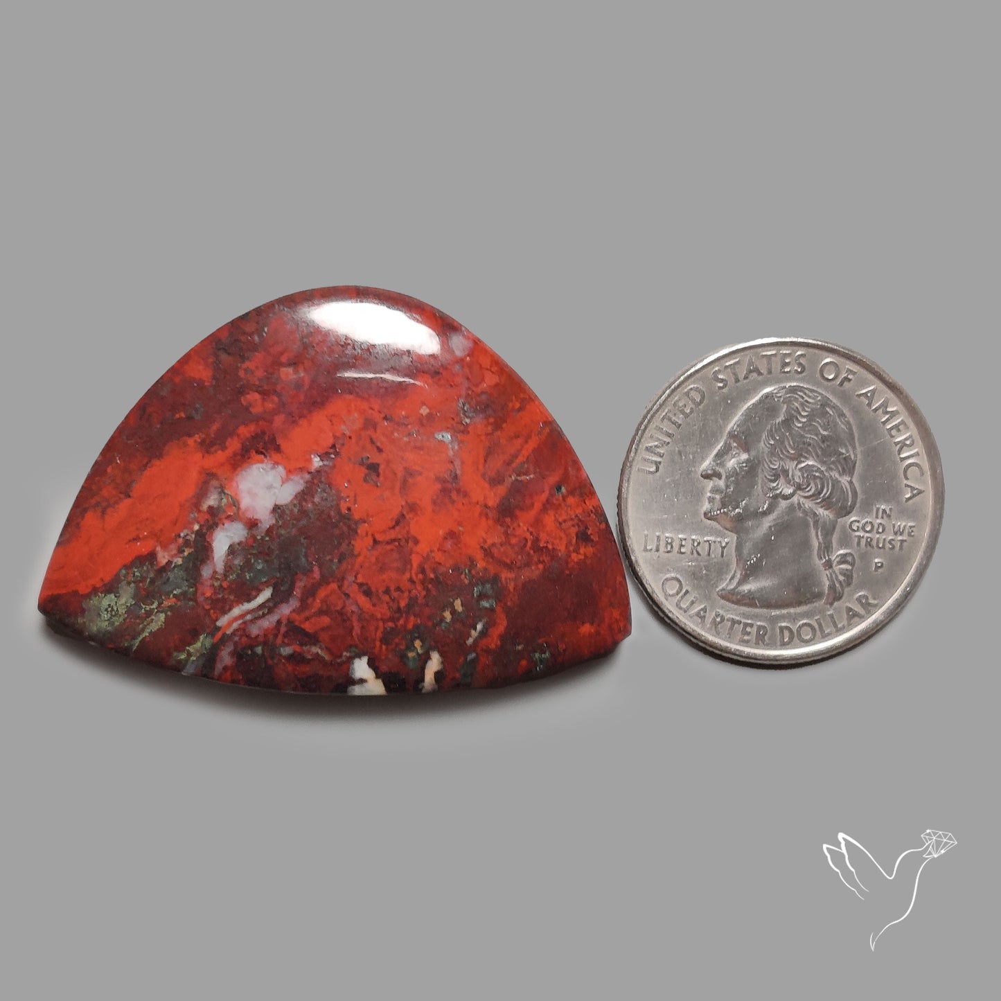 Red Jaspilite Cabochon