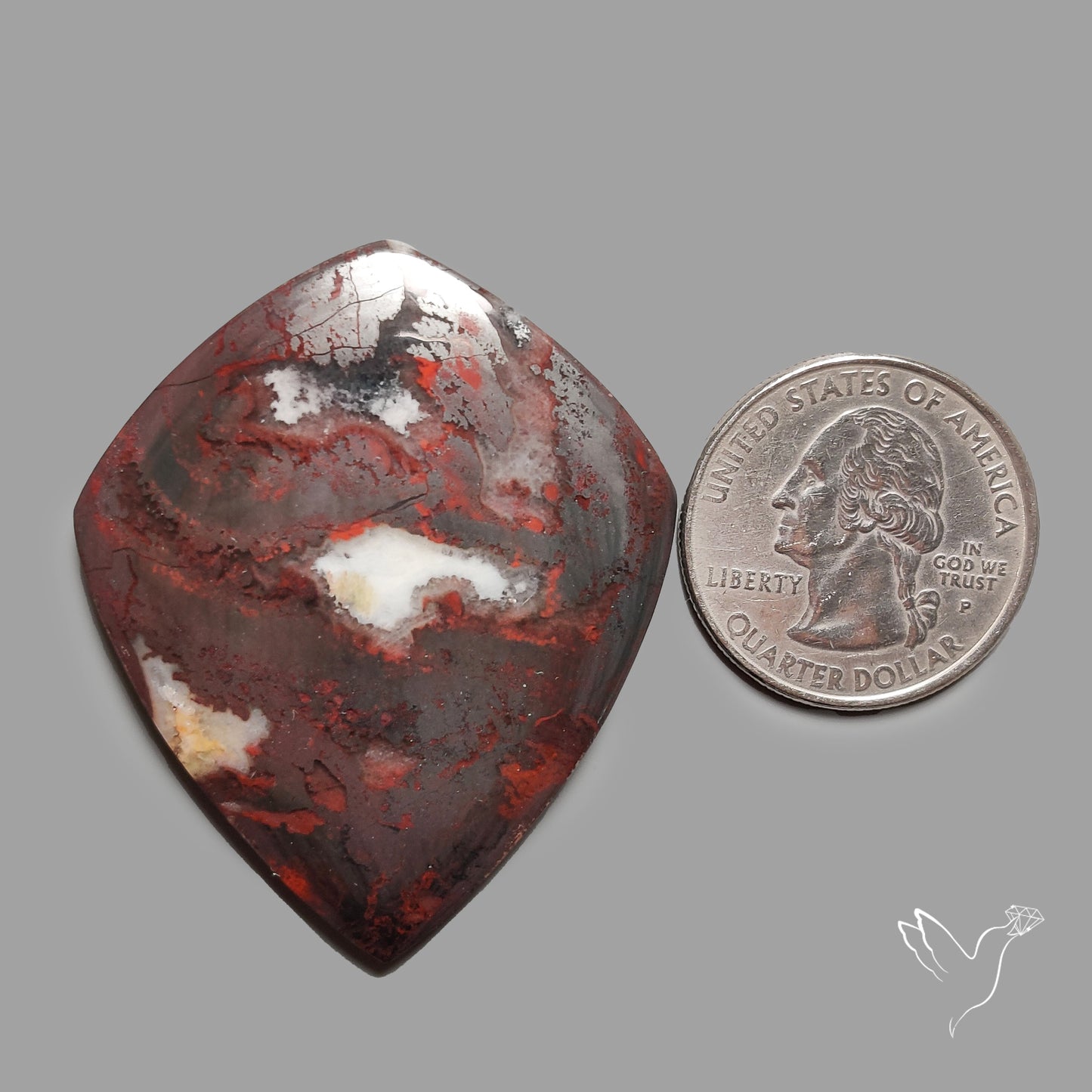 Red Jaspilite Cabochon