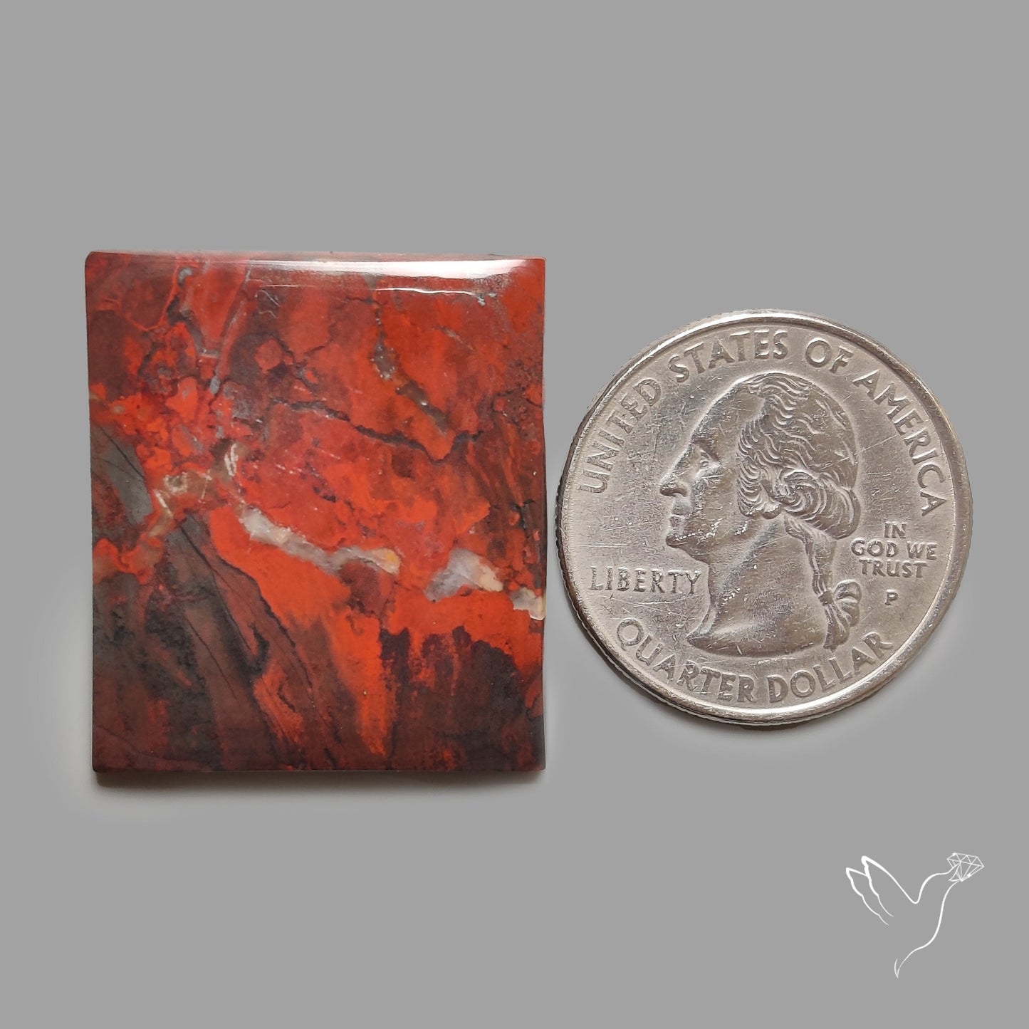 Red Jaspilite Cabochon